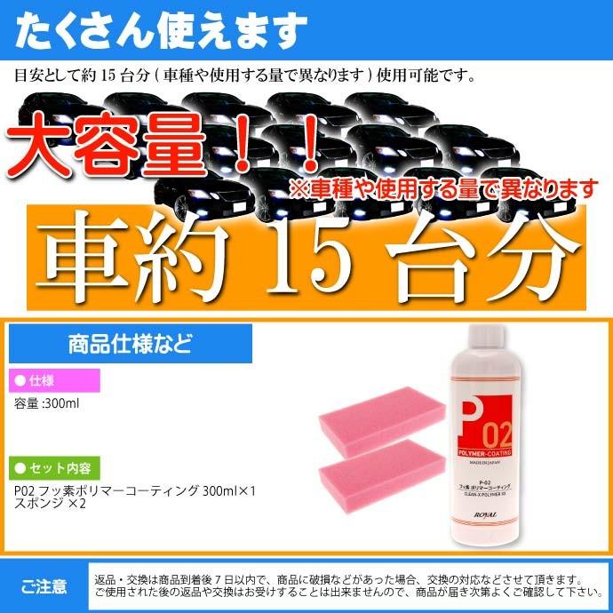 送料無料 P02 フッ素ポリマーコーティング スポンジ付 塗装保護剤 洗車 フッソ樹脂を塗布面に固定化で撥水長持ちポリマー Ro014 Ro Avail 通販 Yahoo ショッピング