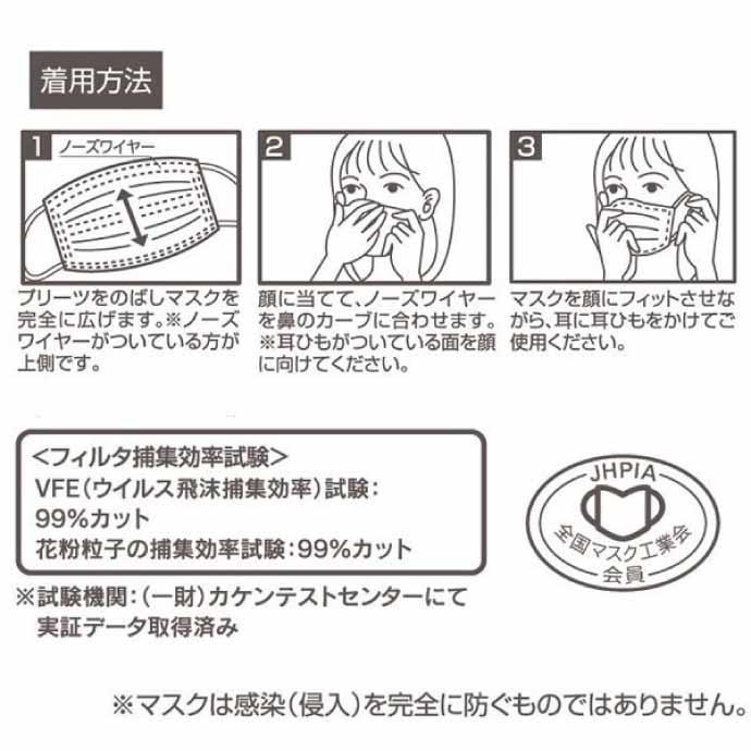 宇宙こてつくん 子供用 不織布 プリーツマスク 7枚入 MSKP3N 三層構造 非医療用 花粉 ホコリ ウイルス 飛沫防止 対策に Sk1112｜absolute｜03