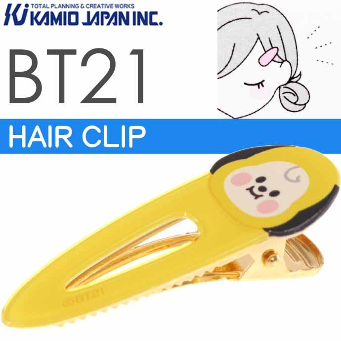 BT21 CHIMMY チミー ヘアークリップ 前髪クリップ ヘアピン BT21 CHIMMY チミー ヘアークリップ 前髪クリップ ヘアピン