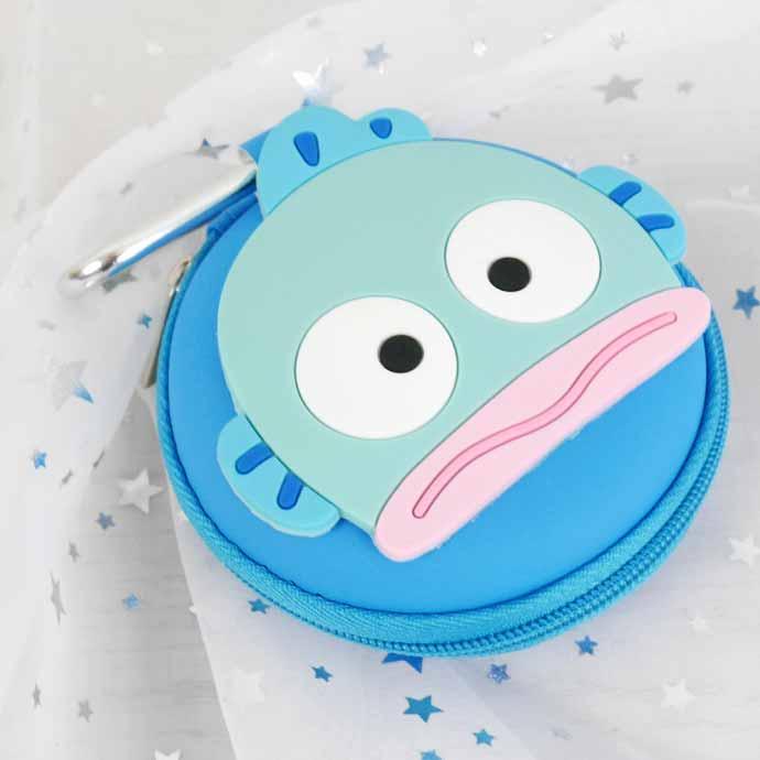 ハンギョドン　小物ケースなど sanrio ハンギョドン ラウンド小物ケース 硬めのハードケース