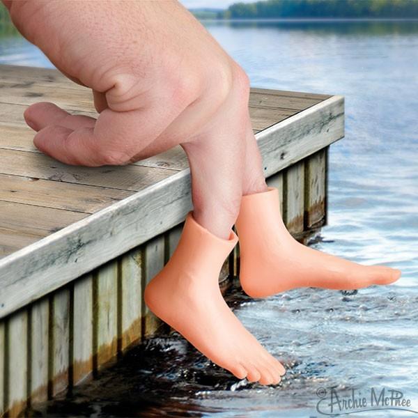 フィンガー フィート (ノーマル) 2個セット Finger Hands 指につける 小さな足 足 おもちゃ 面白 いたずら 【メール便OK】｜abspec｜02
