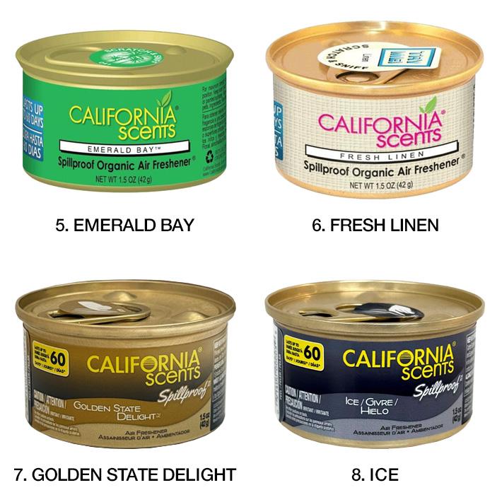 カリフォルニアセンツ スピルプルーフ オーガニック エアフレッシュナー CALIFORNIA SCENTS Spillproof Organic Air Freshener 缶 芳香剤 車 置き型 西海岸 | CALIFORNIA scents | 20