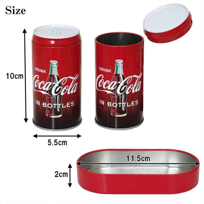 Coca Cola（コカコーラ） ソルト＆ペッパーシェーカー ビンデザイン 