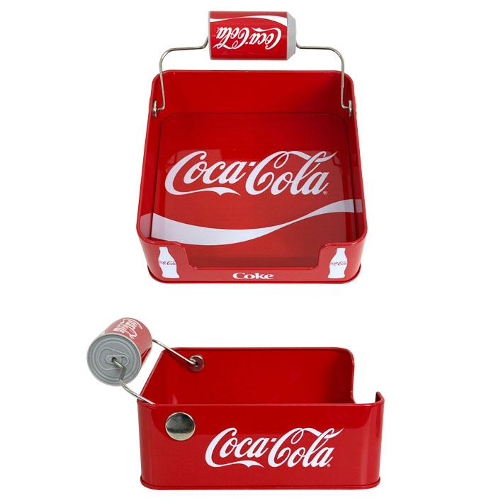 コカ・コーラ ナプキン ディスペンサー　ロゴデザイン 紙ナプキン 収納 入れ物 ペーパーホルダー | Coca Cola | 02