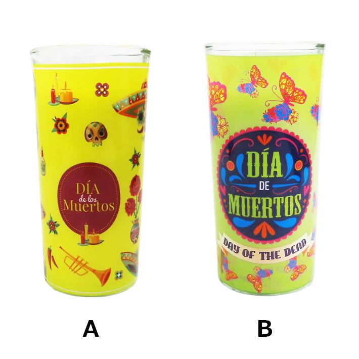 スカル　メキシコ　キャンドル メキシカンスカル☆キャンドル【WHITE】