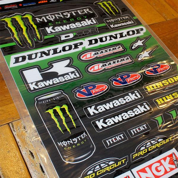 ディコール モンスターエナジー カワサキ ロゴ ステッカー 29枚セット D Cor Monster Kawasaki Decal Sheet デカール ダイカット 正規品 Dcor 40 117 Foothill Gardens 通販 Yahoo ショッピング