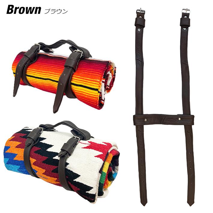 Pendleton レザー ブランケットハーネス2本 PENDLETON（ペンドルトン） キャリー レザー バンド 2WAY 持ち運び