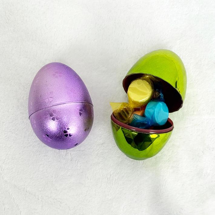 メタリック イースターエッグ 6個セット (メタル) 全2種 キラキラ