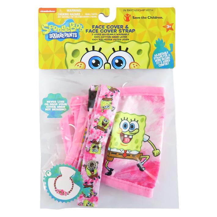 スポンジボブ フェイスカバー ストラップ キッズ サイズ ピンク Sponge Bob マスク 布 マスクカバー キャラクター メール便ok Gs Sb1594 Pk Foothill Gardens 通販 Yahoo ショッピング