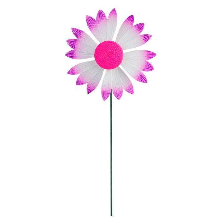カラフル デイジー ガーデン ステイク (パープル) 花 お花 プランター 観葉植物 風車 庭 ガーデニング ピック 飾り 杭（Yahoo!・Foothill Gardens）