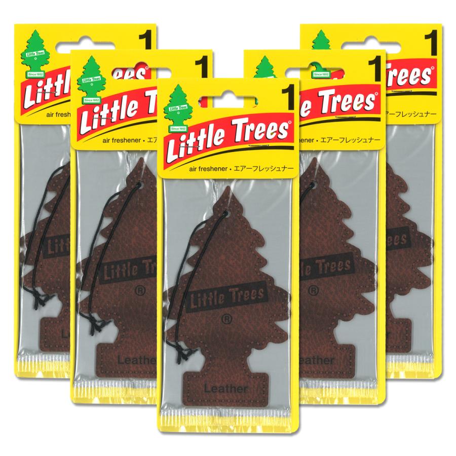 Little Trees（リトルツリー） レザー 5枚セット 芳香剤 車 部屋 吊り