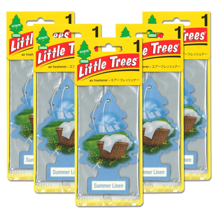 Little Trees（リトルツリー） サマー リネン 5枚セット 芳香剤 車