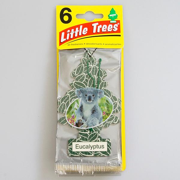 お得な6枚組 リトルツリー ユーカリ プタス Little Trees 芳香剤 エアフレッシュナー 車 部屋 吊り下げ 廃盤【メール便 送料