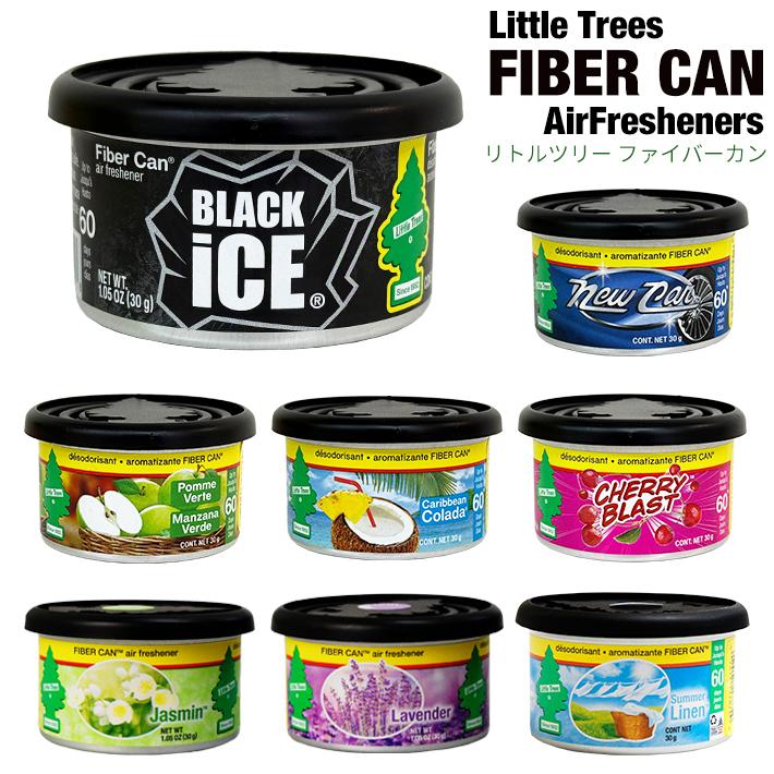 リトルツリー ファイバー カン エアフレッシュナー (全8種) Little Trees 缶 芳香剤 車 部屋 置き型 調香 アメリカ 雑貨 USA | Little Trees