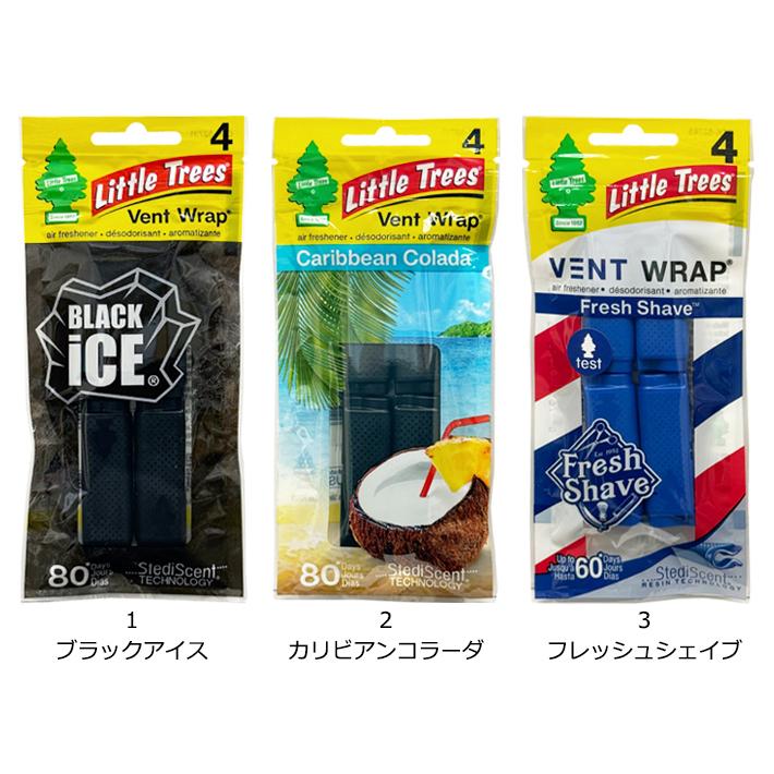 リトルツリー ヴェントラップ エアフレッシュナー (全8種) LittleTrees Vent Wrap 芳香剤 車 車載 車用 自動車 エアコン 送風口 クリップ 手軽 取付 | Little Trees | 09