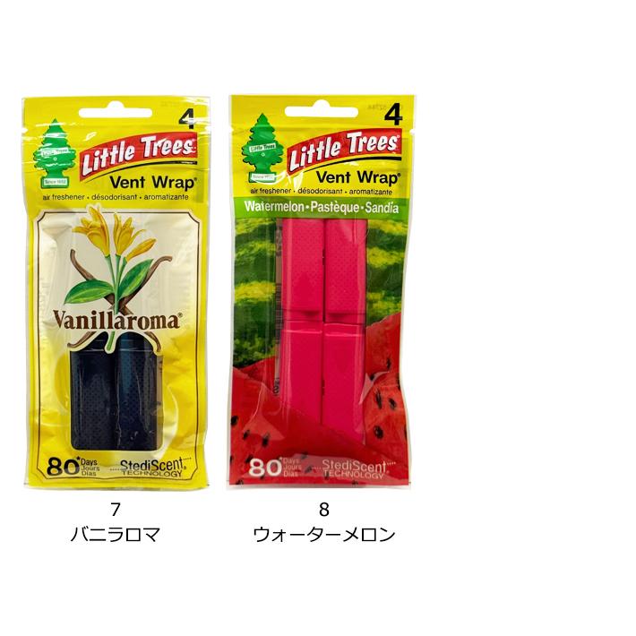 リトルツリー ヴェントラップ エアフレッシュナー (全8種) LittleTrees Vent Wrap 芳香剤 車 車載 車用 自動車 エアコン 送風口 クリップ 手軽 取付 | Little Trees | 11