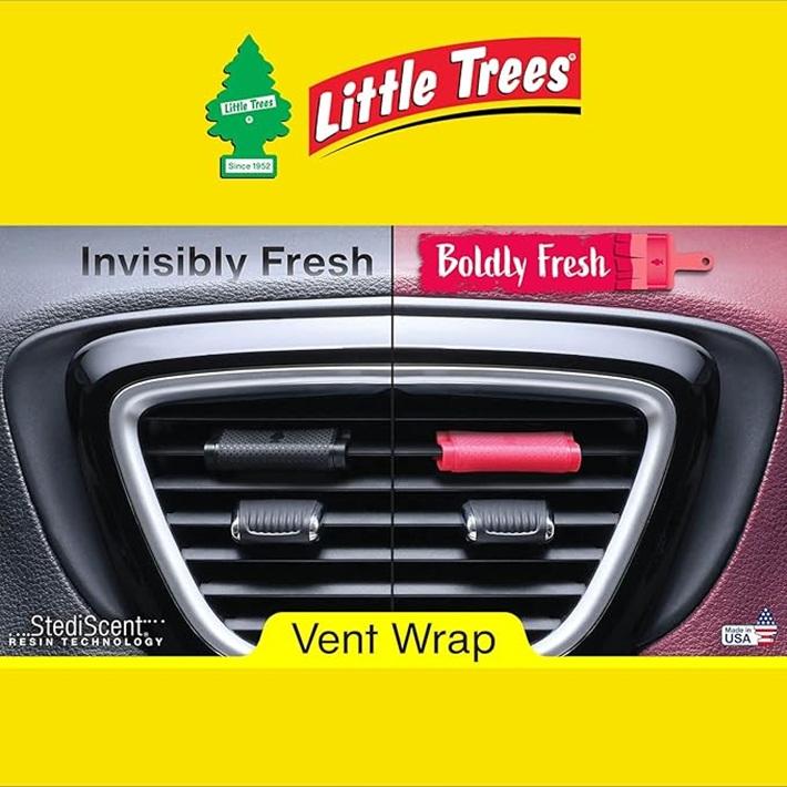 リトルツリー ヴェントラップ エアフレッシュナー (全8種) LittleTrees Vent Wrap 芳香剤 車 車載 車用 自動車 エアコン 送風口 クリップ 手軽 取付 | Little Trees | 12