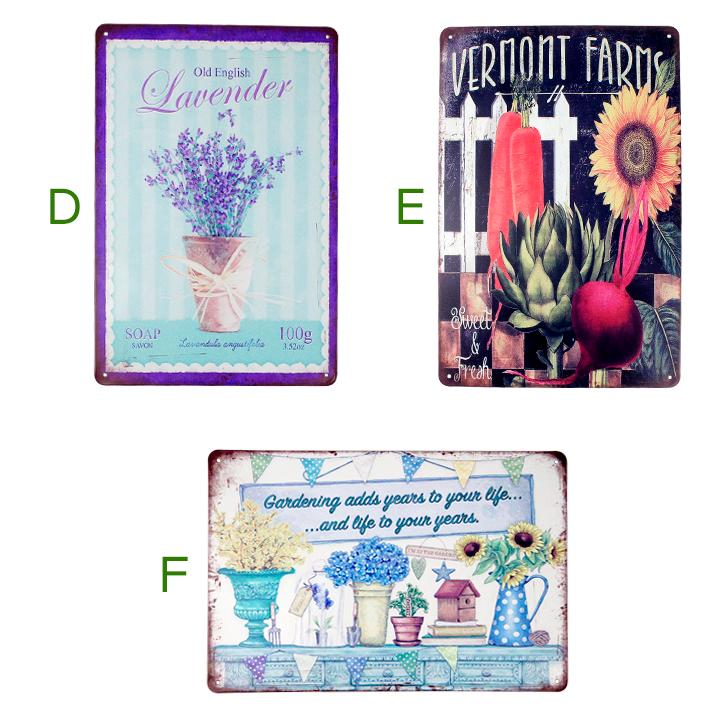 ガーデン ヴィンテージ風 サイン プレート Garden Vintage Style 玄関