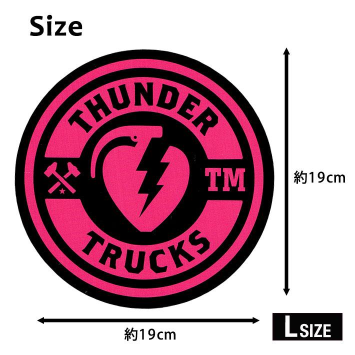サンダートラック メインライン ステッカー Lサイズ ブルー Thunder Trucks デカール ダイカット シール アメリカ｜abspec｜03
