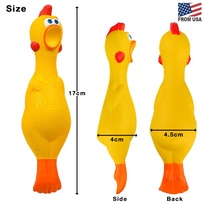 ストレス ラバーチキン STRESS RUBBER CHICKEN ニワトリ 人形 フィギュア おもちゃ にぎにぎ スクイーズ おもしろ