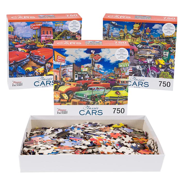 モーテル アレー クラシック カー ジグソーパズル 750ピース モーテル アレー クラシック カー ジグソーパズル 750ピース