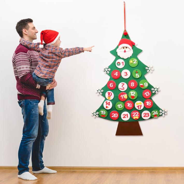フェルト クリスマス ツリー カレンダー 壁掛け かわいい 布製 簡単 お手軽 省スペース キッズ こども 幼児 サンタ 飾り インテリア Toy Ftree Cale Foothill Gardens 通販 Yahoo ショッピング