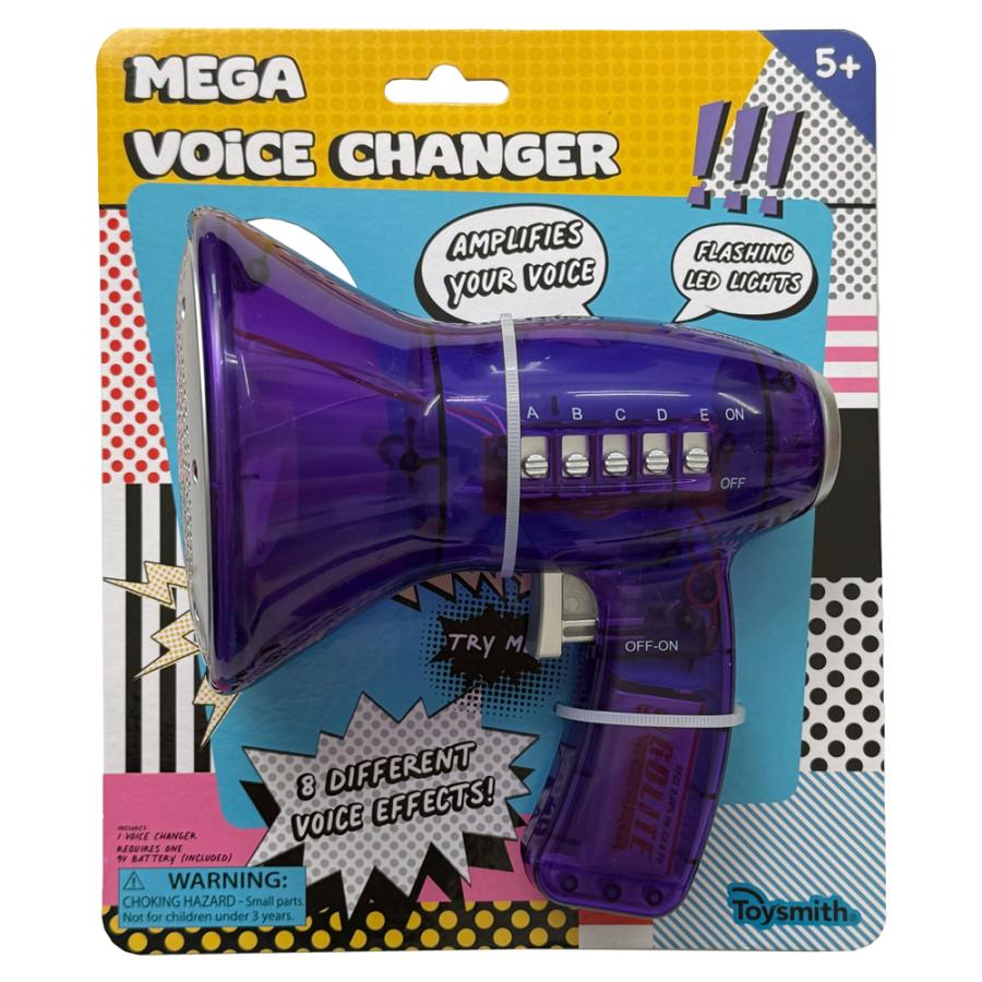 メガボイスチェンジャー (パープル) Voice Changer 変声機 ロボット