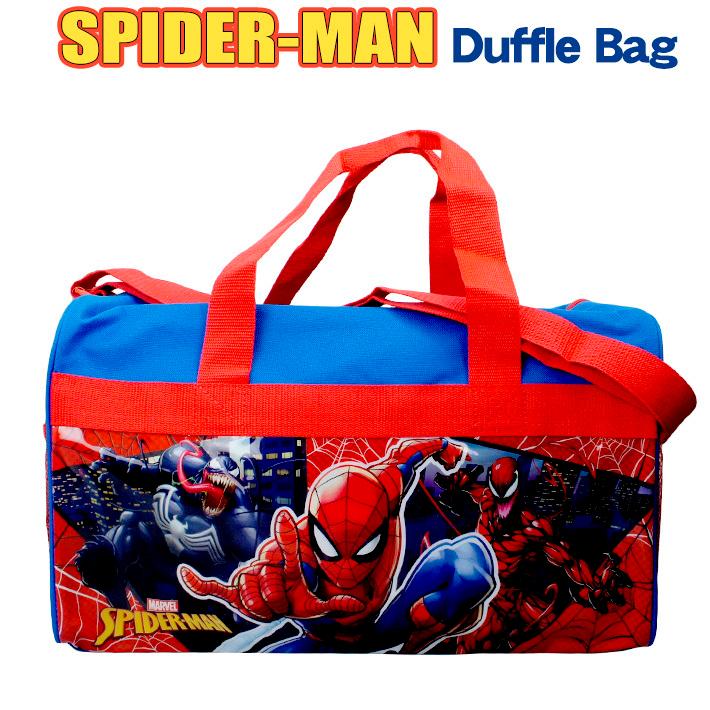 818円 最高の スパイダーマン ダッフルバッグ Spiderman Duffle Bag ボストンバッグ 大容量 部活 通学 遠足 旅行 マーベル アメコミ 男の子