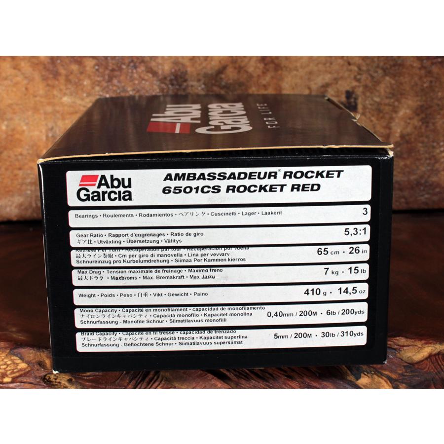 ABU Ambassadeur☆★アブ アンバサダー 6501CS ROCKET★☆レッド★未使用 | Abu Garcia | 11