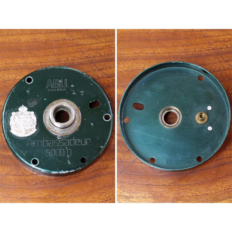 オールド ABU 5000D★山形リム☆★サイドカップ 左右セット★☆グリーン | Abu Garcia | 01