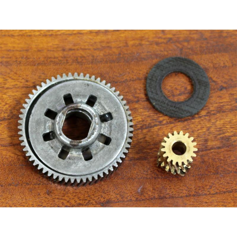 オールドABU5001☆★メインギヤ＆ピニオンギアセット★左用☆3.5:1 | Abu Garcia | 01