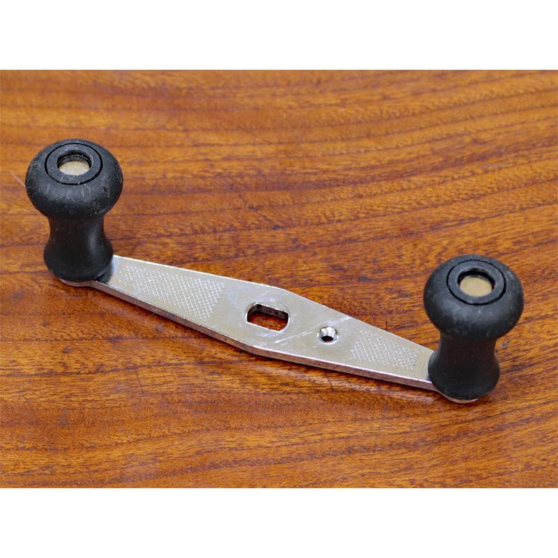 クローム★☆★ABU アブ 80mmハンドル★☆★チェッカー付 | Abu Garcia