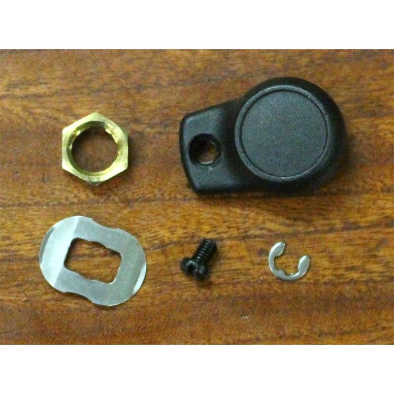 ABU 4000/5000/6000番★☆★ハンドルナット リテーナー セット★☆★黒 | Abu Garcia | 01