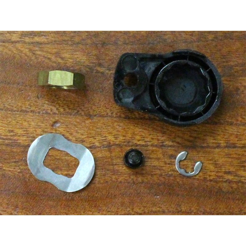 ABU 4000/5000/6000番★☆★ハンドルナット リテーナー セット★☆★黒 | Abu Garcia | 03