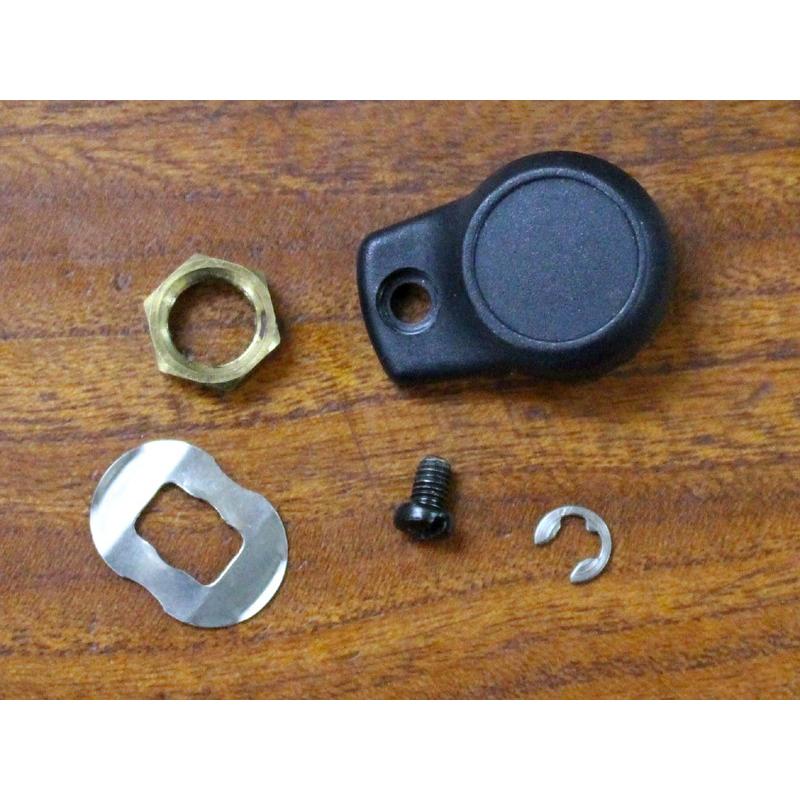 ABU 4000/5000/6000番★☆★ハンドルナット リテーナー セット★☆★黒 | Abu Garcia | 01