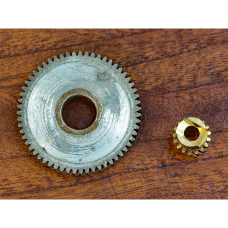 オールドABU5001☆★メインギヤ＆ピニオンギアセット★左用☆3.5:1 | Abu Garcia | 02