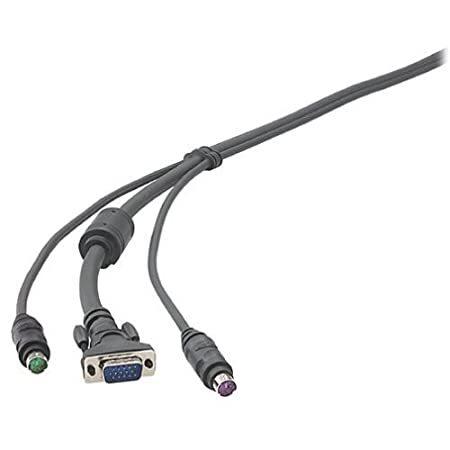 おすすめ F3X1105-06 Belkin OmniView Series Pro Kit Cable KVM PS/2 All-in-One 6' PC切替器（KVM）