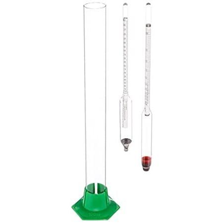 Home-Brew.com TY-95MM-2SU8 Alcoholmeter Hydrometer 格安 Test Glass Cylinder バーゲンで