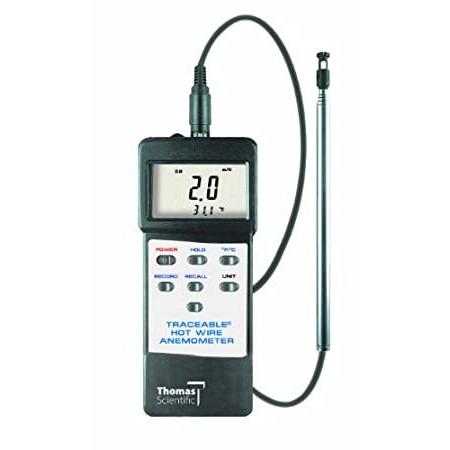Thomas Traceable Digital Hot Wire Anemometer, with RS-232 Output, 0 to 20.0 風速計