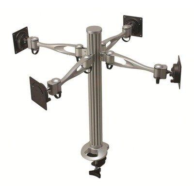 雑誌で紹介された Cotytech Quad Monitor Desk Mount Single Arm with Grommet Base (DM-41A1-G) モニターアーム