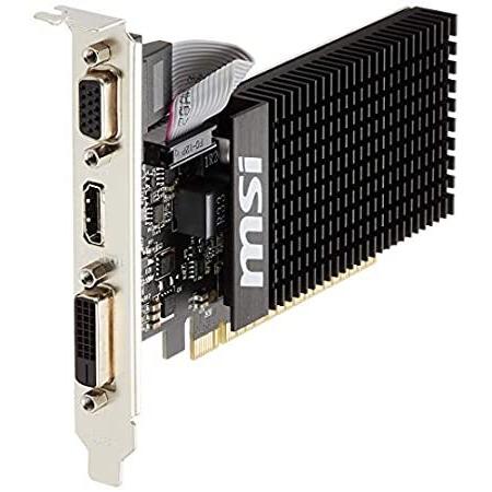 【SALE／10%OFF MSI ファンレス・ロープロファイル対応 LP 1GD3H GT710 メモリ1GBモデル グラフィックカード 710 GT GeForce グラフィックボード、ビデオカード