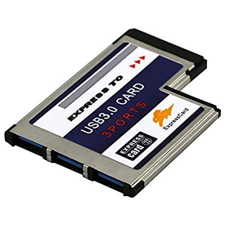 殿堂 Expresscard to 3.0 USB Inside Hidden Ports 3 JMT 54mm Conver Adapter USB3.0 拡張カード