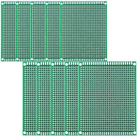 ブランド品専門の YUNGUI PCBボード プロトタイププリント回路基板はんだ付けと電子ブレッドボードキット 10ピース その他DIY、業務、産業用品