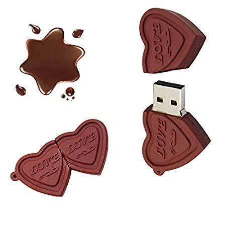 女性が喜ぶ♪ USB 8GB 2.0 Disk U Chocolate Heart Creative USBメモリ