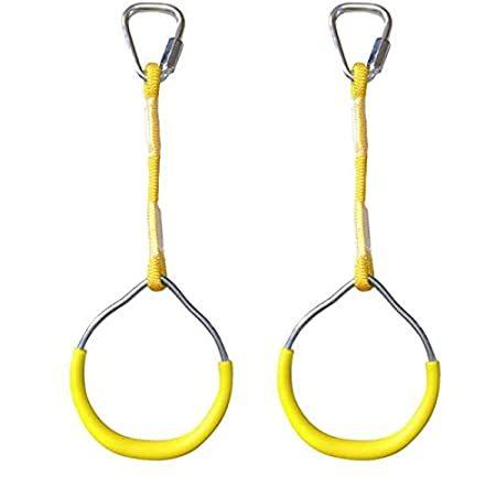 最新の激安 Bibowa 体操リング 1ペア ウィングバーリング モンキーリング 裏庭 忍者 戦士 障害物スラックライン キット Wantannas Go Id