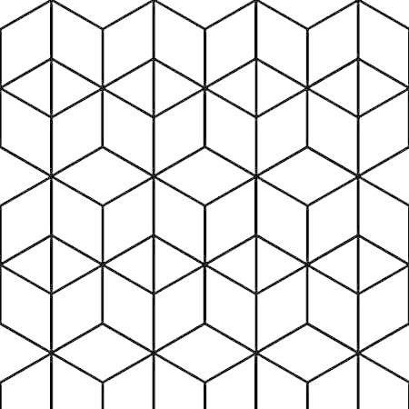 Chichome 幾何学模様壁紙 白黒 剥がして貼れる モダン 白黒 トレリス トレリス ストライプ 住宅設備