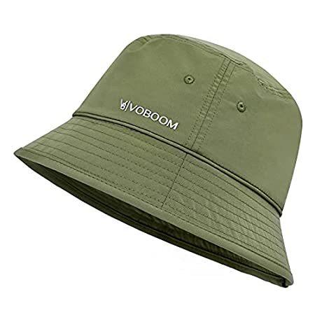 VOBOOM Men's Outdoor Causal Sun Cap Packable Fishing Summer Travel Bucket H 帽子