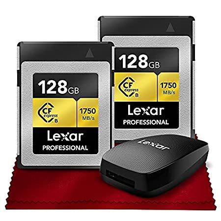 定番の冬ギフト Lexar 128GB 写真家、ドキュメンタリ リーダー 3.1 USB 2 x メモリーカード Type-B CFexpress プロフェッショナル カードリーダー、ライター
