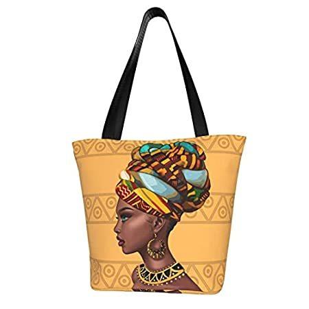 Fzryhaika アフリカ系アメリカ人少女 トートバッグ 防水 レディースファッション ハンドバッグ ショルダーバッグ カジュアル ビジネス 学校 トートバッグ 仕事 ビーチ ビジネス B09cl462rk ショッピン アビッシーズ
