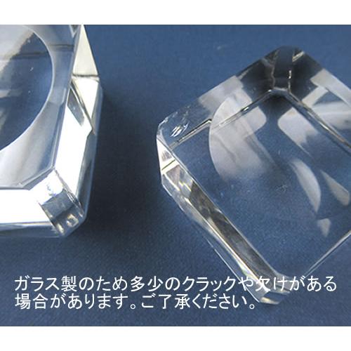 スフィア用 クリスタルガラス製台座 30タイプ（30×30mm）丸玉用 5-d20